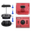 BUYLEDLIGHTSS 2PCS Lock Mounts for 20L Fuel Tank Gas Oil