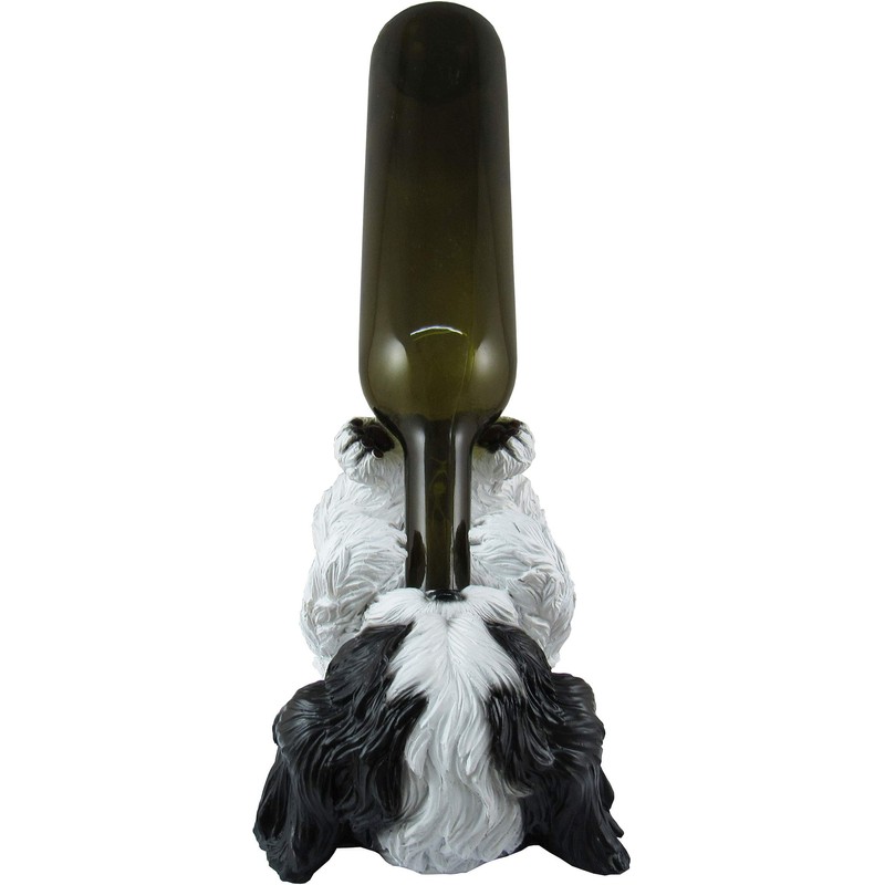 DWK "Bark N' Brew Shih Tzu Decorative Table Top Wine