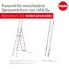 Hailo Foot Set for Spar 72 x 25 mm Black