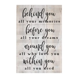 Simply Said, INC Rustic Pallets 16" x 10.75" Wood Sign RUS1260 - Behind You