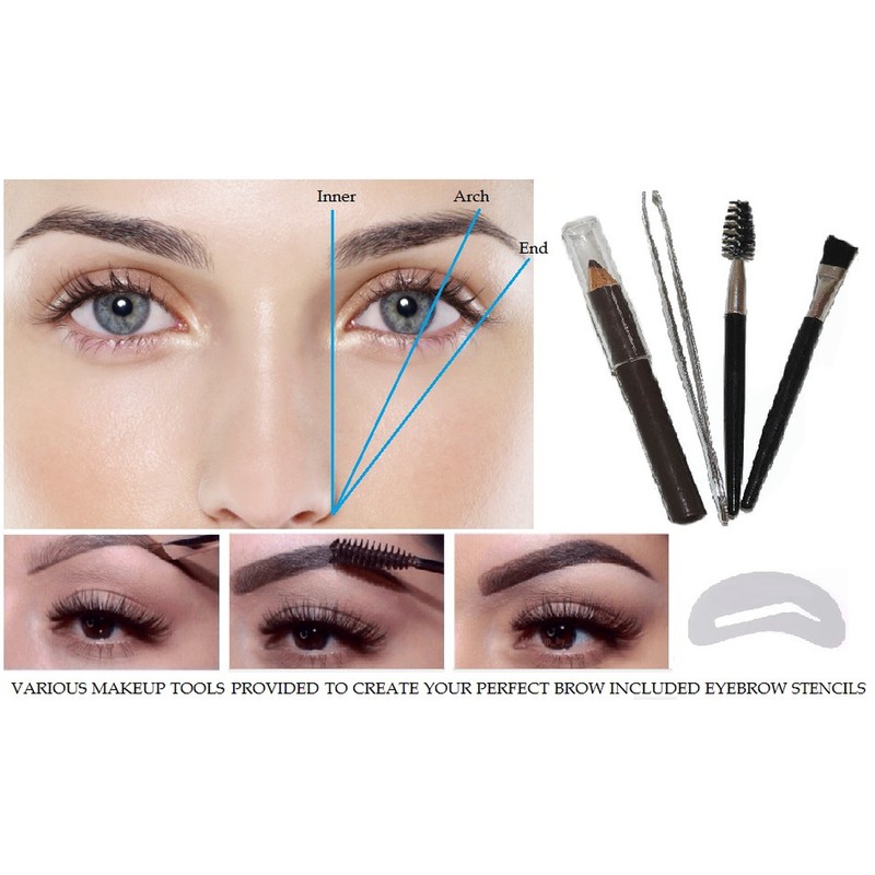 Emori Eyebrow & Concealer Duo 24 Colors Makeup Beauty Kit