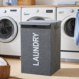 SXLZY Laundry Hampers with lid，Hampers for Bedroom，Laundry Baskets with Handles，Collapsible Laundry Baskets，Hampers for Toys, Clothing, Pillow sheets, Living room Decoration Basket