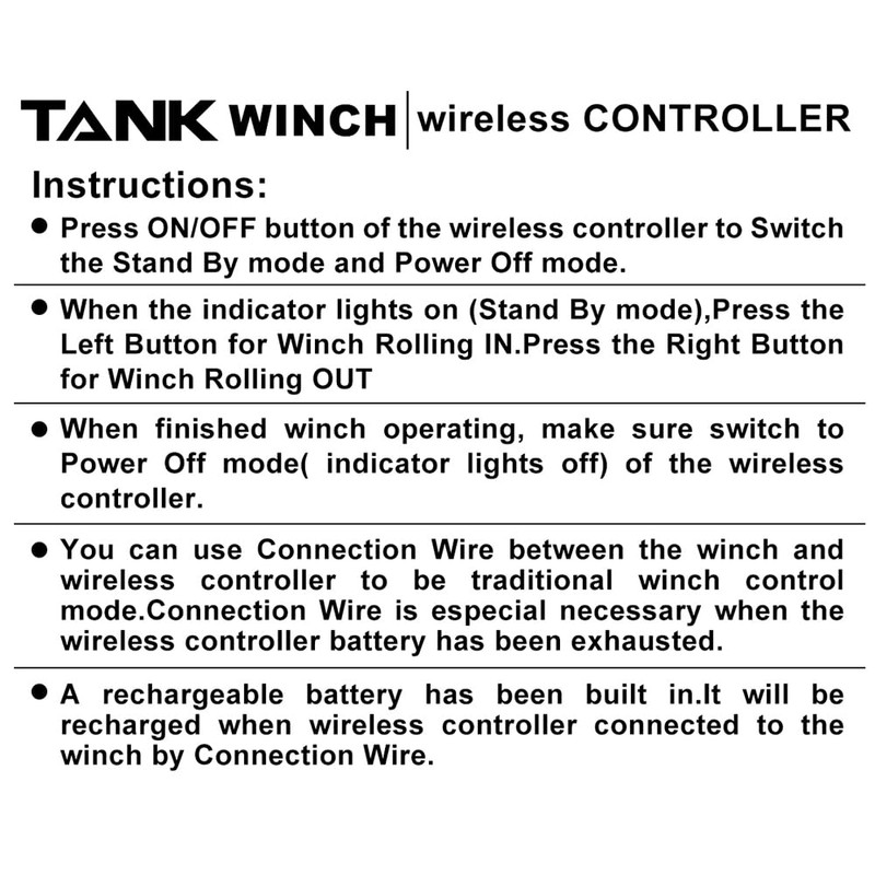 RUGCEL WINCH 12V Car Wireless Winch Electric Remote Control Kit