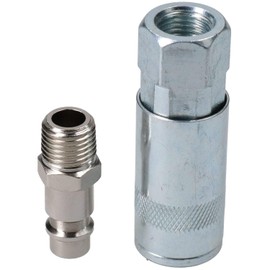 Euro and PCL Air Fitting Converter Adapters Airline Quick Release Pack of 2