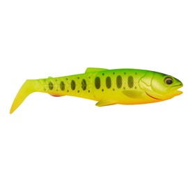 Savage Gear Rubber Fish Craft Cannibal Paddletail 10.5 cm 12 g Firetiger