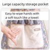 3 Pieces Aprons for Women with Pockets, Floral Kitchen Cooking