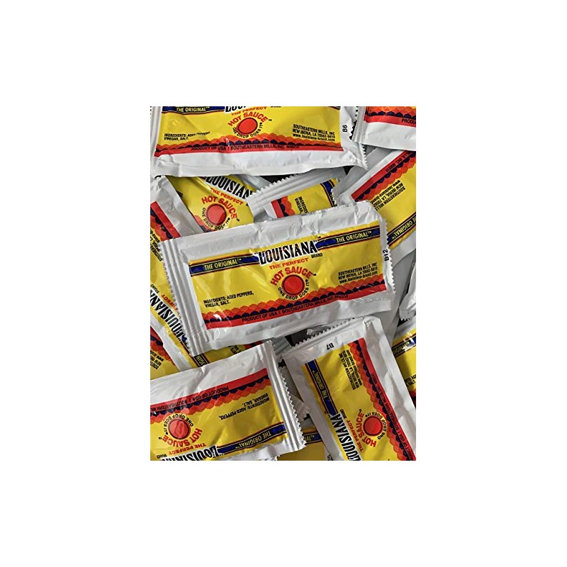The Original Louisiana Hot Sauce Packets (Louisiana, 50)