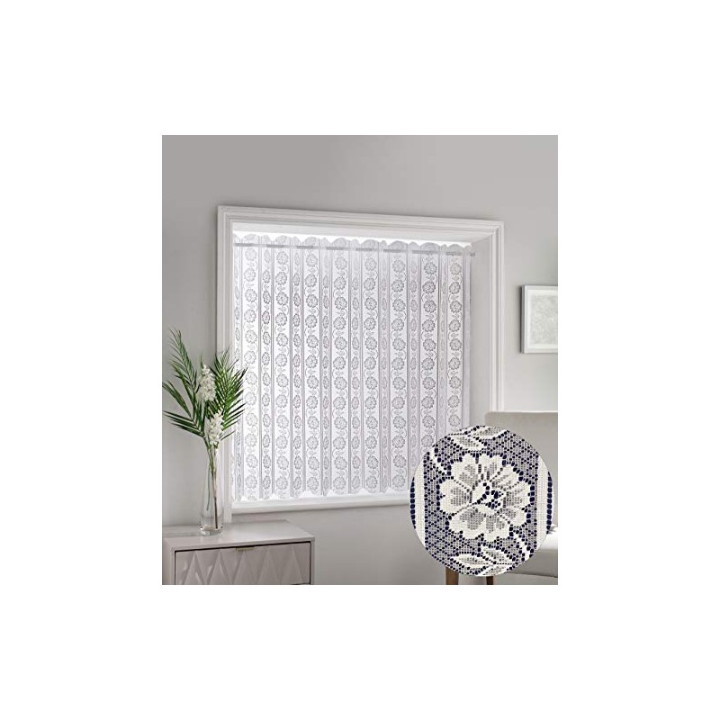 Milan - Floral Patterned, Vertical Louvre Style Window Blind, Pleated
