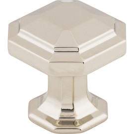 Top Knobs TK286PC Chareau Collection 1-1/8" Emerald Knob, Polished Chrome
