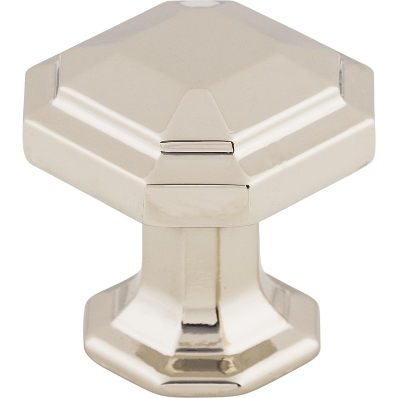 Top Knobs TK286PC Chareau Collection 1-1/8" Emerald Knob, Polished Chrome