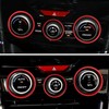 TOMALL 3 Pcs AC Climate Knob Outer Ring Covers Compatible
