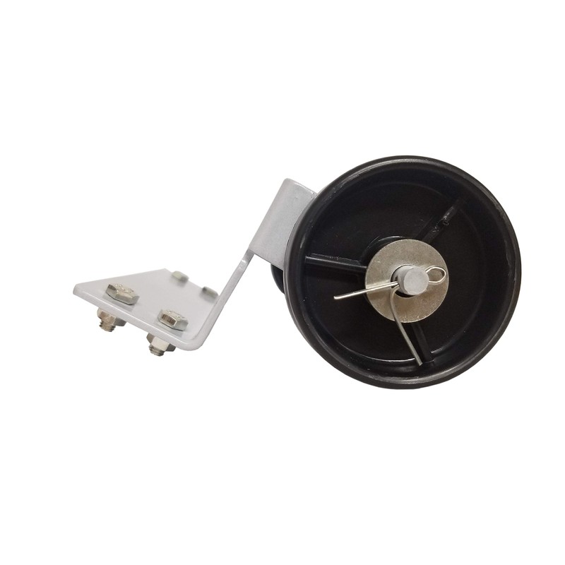 Hiland SGT-WHLS-SS Wheel Set for Square Glass Tube Patio Heater,