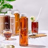 Label Tek Plastic Sweetened Tea Label - Clear with White