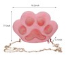 YJZQ Lovely Cat Paw Sling Bag for Women Cartoon Crossbody