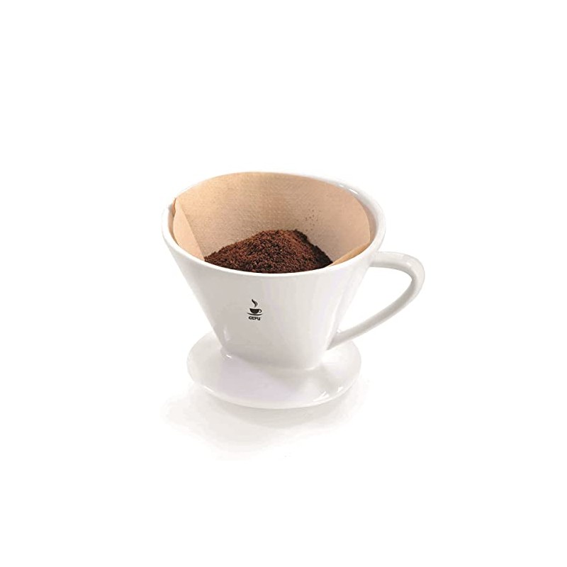 Gefu Porcelain Coffee Filter Sandro, Accessories, Ideal for Cups, Size