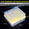 Oudtinx 50pcs Diamond Coated Grinding Head Grinding Burrs Set for