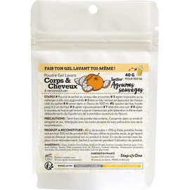 STEP ONE 2-in-1 Shampoo & Shower Gel Powder Wild Orange 40 g