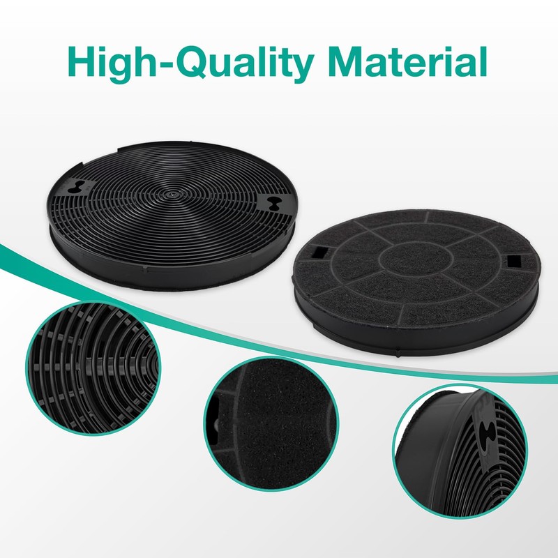 2 Pack CACF006 Range Hood Carbon Filters Compatible with CIARRA