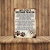MY DOG'S BEDTIME PRAYER RETRO STYLE METAL TIN SIGN/PLAQUE (SCHNAUZER)