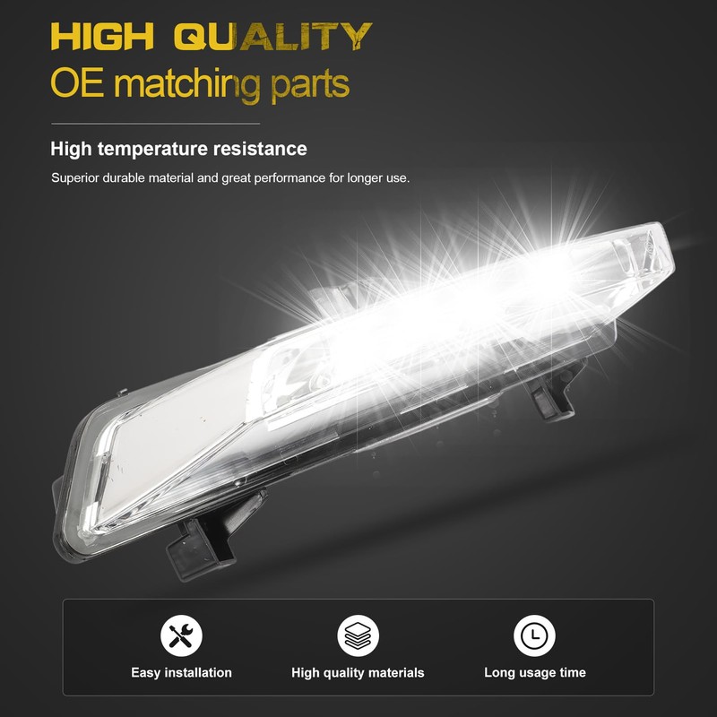 Anlseiod Left Front Light Compatible with Renault Clio 4 2016-2020