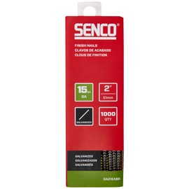 SENCO DA21EABR 2" 15 Gauge Angled Finish Nails, Galvanized Finish 1,000 Count Pack