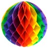 MooLuxe Rainbow Honey Comb Ball 12"