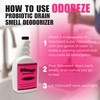 ODOREZE Natural Probiotic Drain Smell Deodorizer: 32 oz. Concentrate Makes