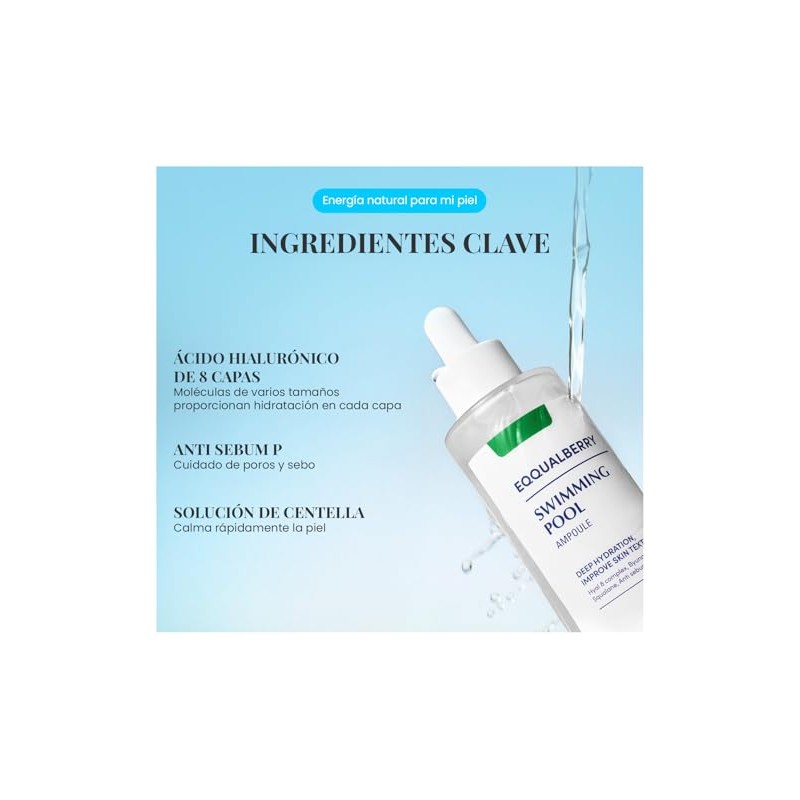 EQQUALBERRY Suero Facial Super Glow Ácido Hialurónico 50 ml