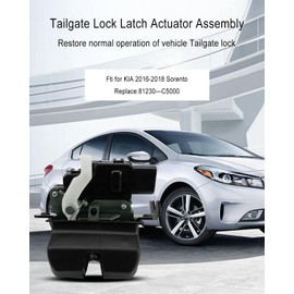 81230-C5000 Trunk Lock Fit for Kia Sorento 2016-2020, Rear Tailgate Lock Latch Liftgate Actuator