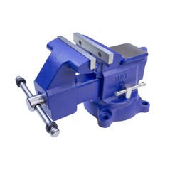 Yost Vises 445 Combination Vise | 4.5 Inch Jaw Width Utility Pipe and Bench Vise |Secure Grip with Swivel Base and Large Pipe Jaw Capacity | Made with Cast Iron and Steel U Channel Bar