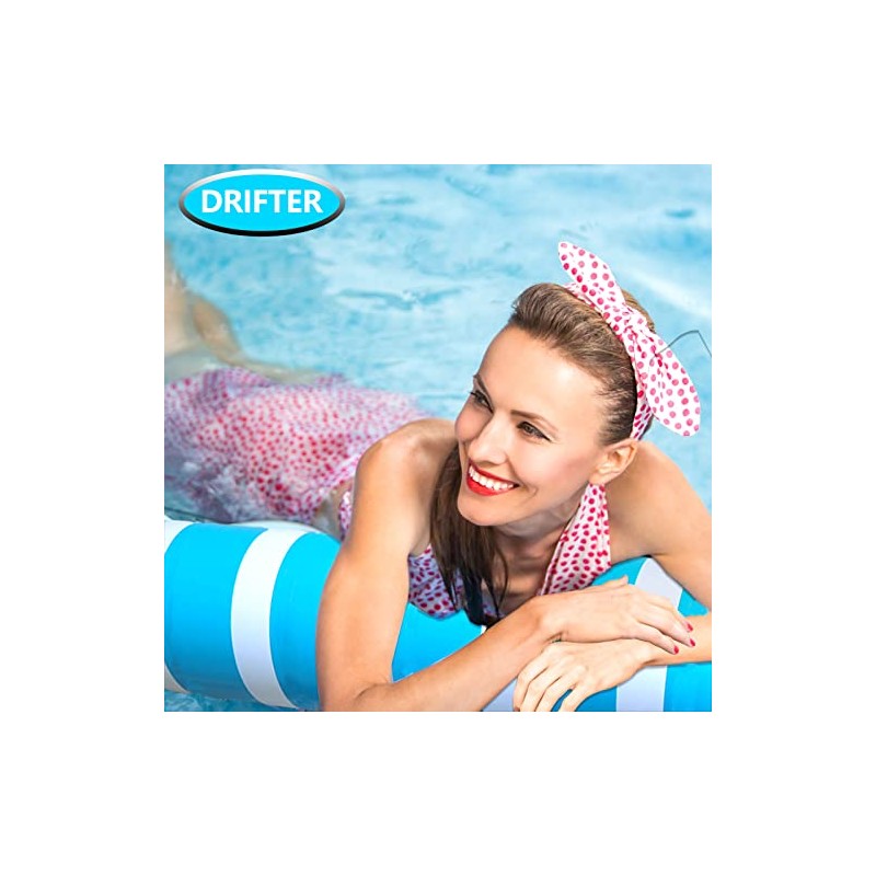 BLOFUN 2 Pack Water Swimming Pool Float Hammock,Pool Float Lounger,Water