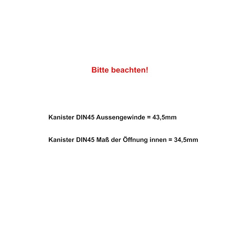 5 x Grid Lock Screw Lid Canister Lock DIN45 Lid