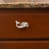 Treasure Gurus White Nautical Mermaid Metal Dresser Pull Knob Drawer