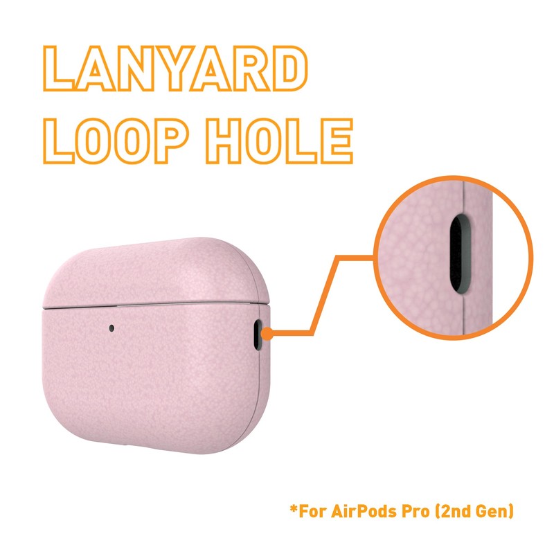 ARMOR Leather Case for AirPods (3rd Gen) (Ballet Pink)