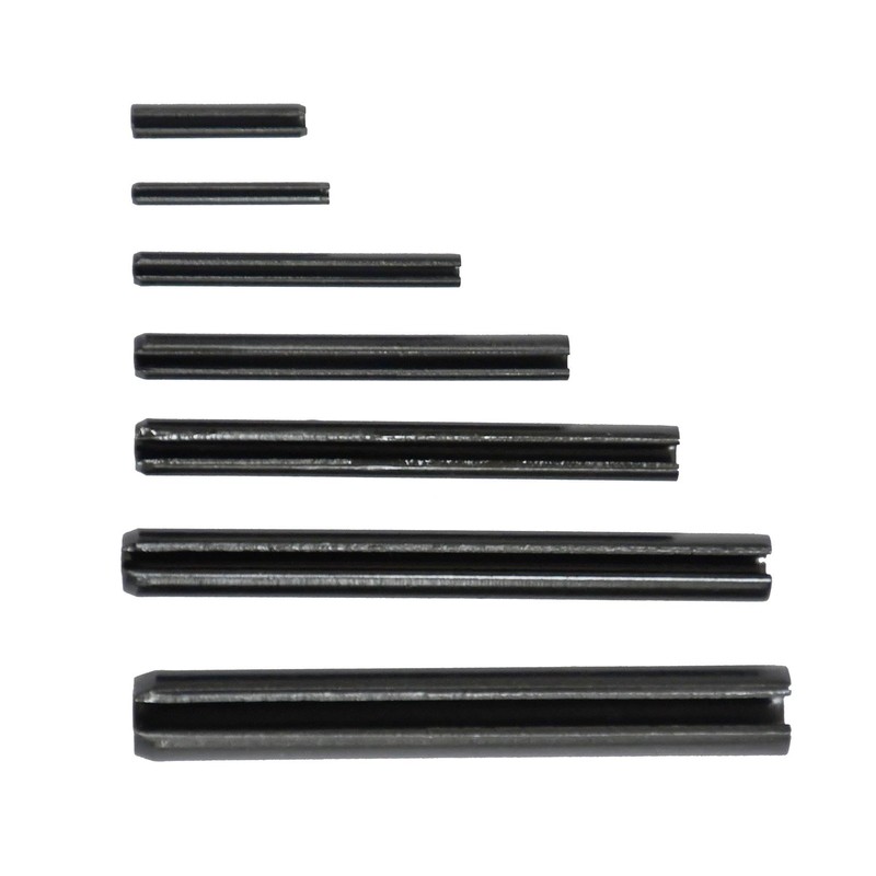 Dapetz ® 120Pc Assorted Roll Pins Set Steel Spring Roll