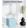 Livelab Tissue Box Cover and Holder - Square Plastic Decorative