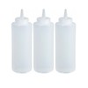 Great Credentials Squeeze Bottles Clear Set of 3 (12 OZ.)