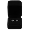 POKOFO Classic Velvet Engagement Ring Box Earring Jewelry Case Gift