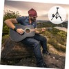 Kisangel 1pc Folding Guitar Rack Music Instrument Holder for Acoustic