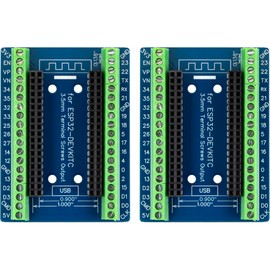 for ESP32 Super Breakout Board 3.81mm / 0.15" Terminal Blocks GPIO Expansion Board 3 Types Output for ESP32 Module ESP-WROOM-32 ESP32-DevKitC