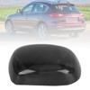 Gear Shift Knob Unlock Button Cover Carbon Fiber Shifter Lever
