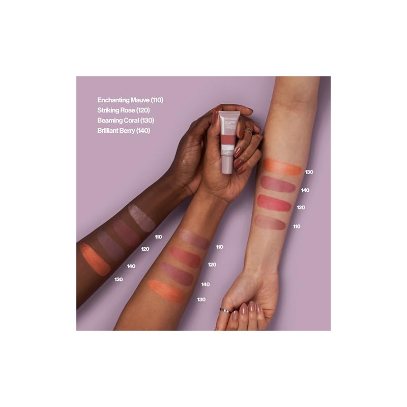 Rubor Revlon Illuminance Gel Serum Blush tono Enchanting Mauve