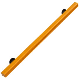 5FT Wood Handrails Indoor Stairs Handrail, Safety Non-Slip Stair Railing, Wall Mount Handrail Pine Handrails Support Rod Complete Kit, for Bars Lofts Kindergarten Guardrail Corridor (Brown, 5ft)