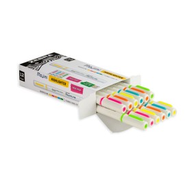 Zebra Pen Mojini Assorted Ink Highlighter Marker, Flexible Chisel Tip, Assorted Ink Colors, 12-Pack (70200)