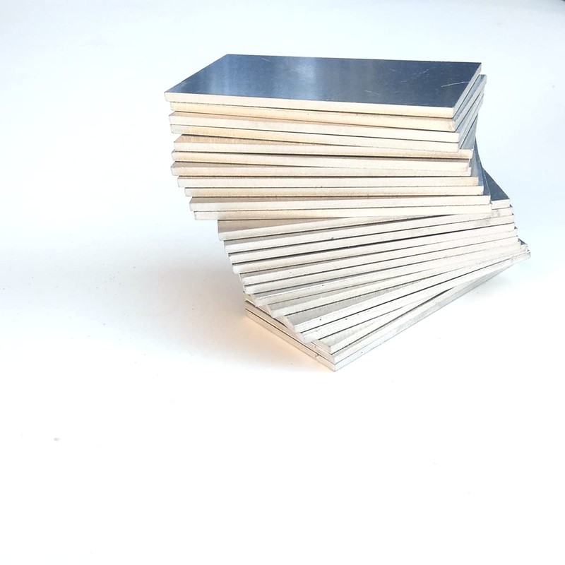 Biscuits Welding Practice Aluminum Parts- 5052 Aluminum - 2*4inch- 24Tablets-Very