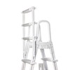 Blue Torrent A-Frame Flip Up Pool Ladder for Above Ground