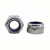 M8 x 1.25mm Nylon Insert Hex Lock Nuts, 304 Stainless