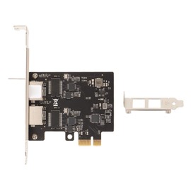 PCIe 2.5G Network Card Dual Port RTL8125B 2500M 1000M Computer Network Adapter Card for Desktop PC