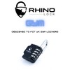 Rhino Lock Secure Lock (6mm Gym Edition) - Black 4