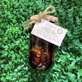 Taiga Cache Young Pine Cones Preserve With Nuts Assort In One Jar Contains Walnuts, Hazelnuts, Almonds 440g/ 15.52oz